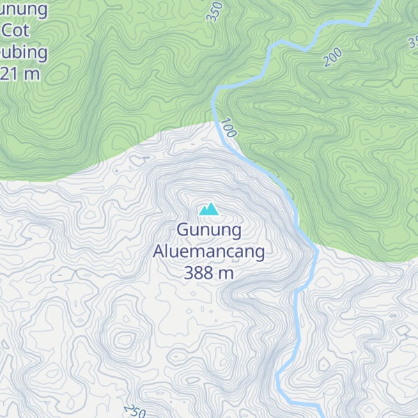 Map of Gunung Aluemancang
