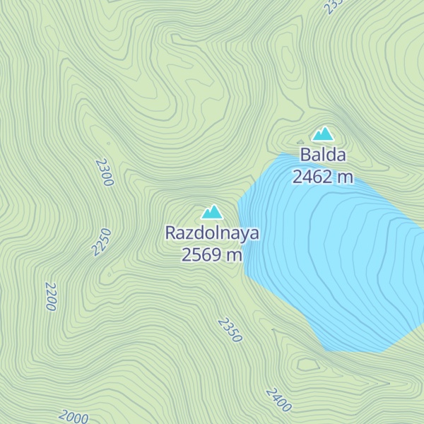 Map of Razdolnaya