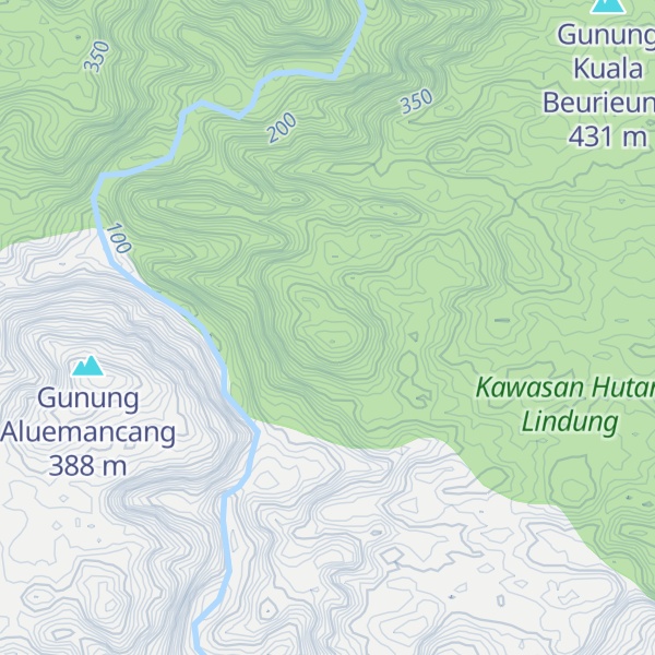 Map of Gunung Singah Mata