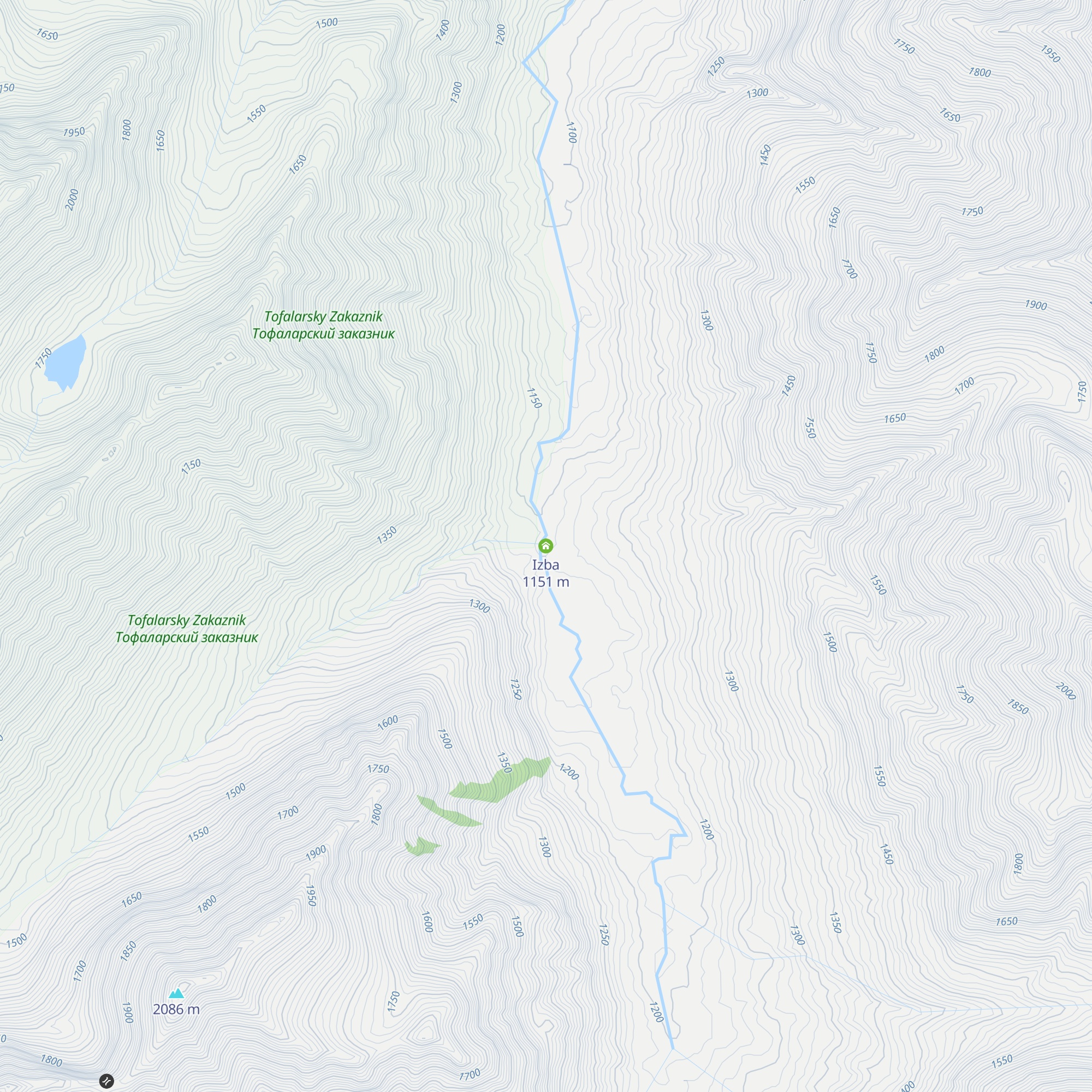 Izba map