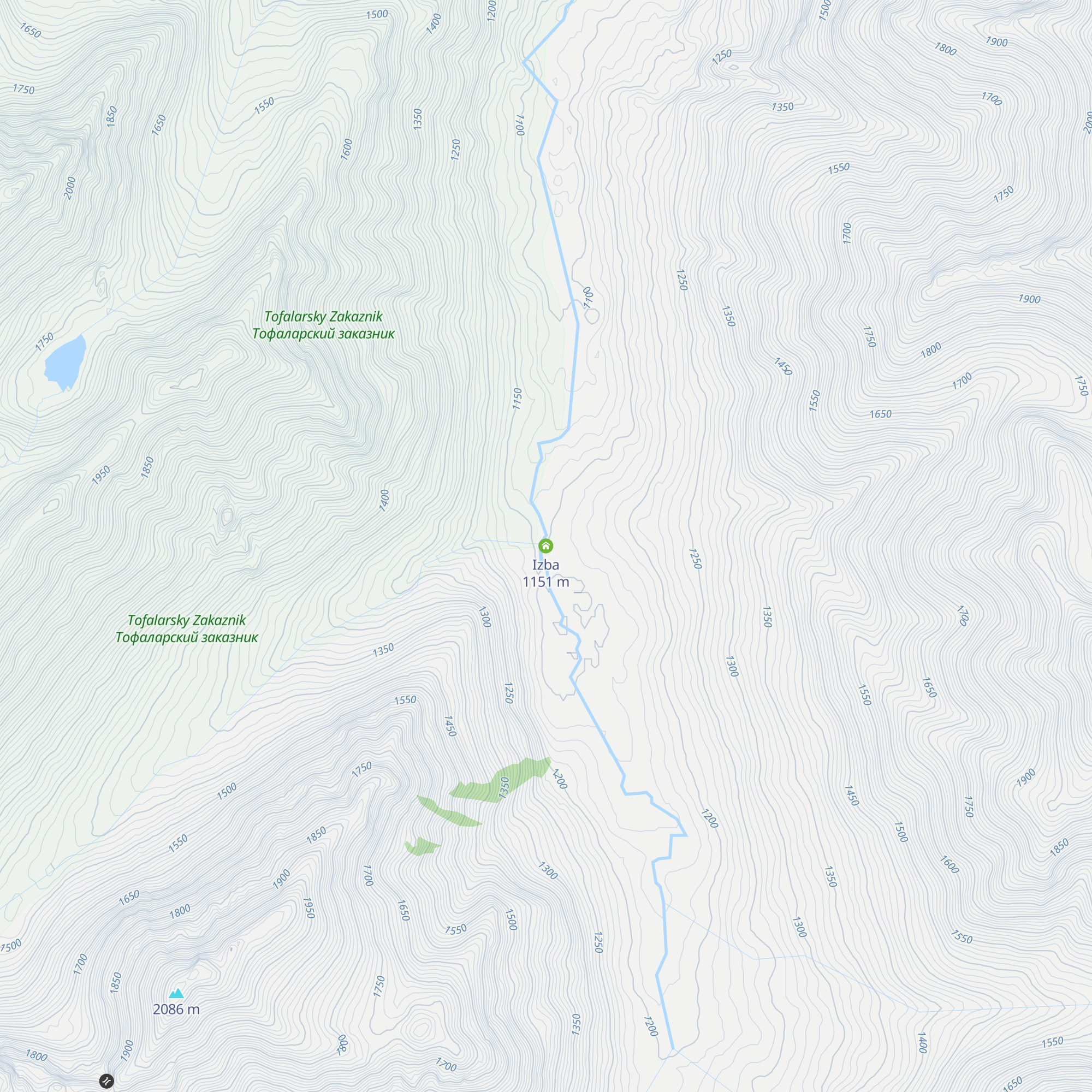Izba map