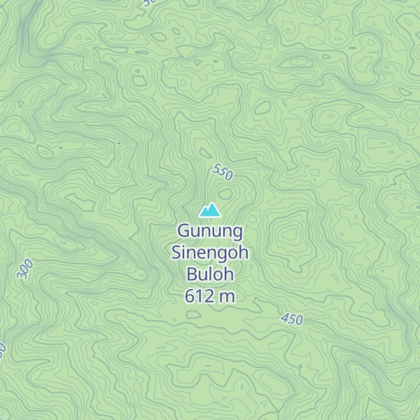 Map of Gunung Sinengoh Buloh