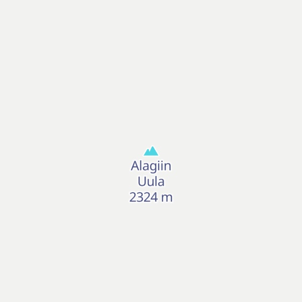 Map of Alagiin Uula