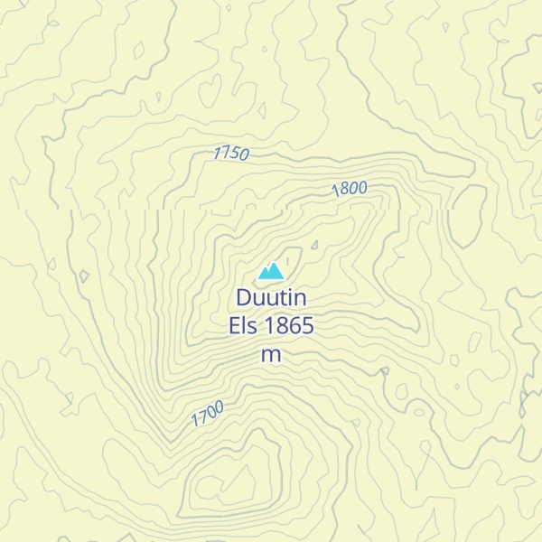 Map of Duutin Els