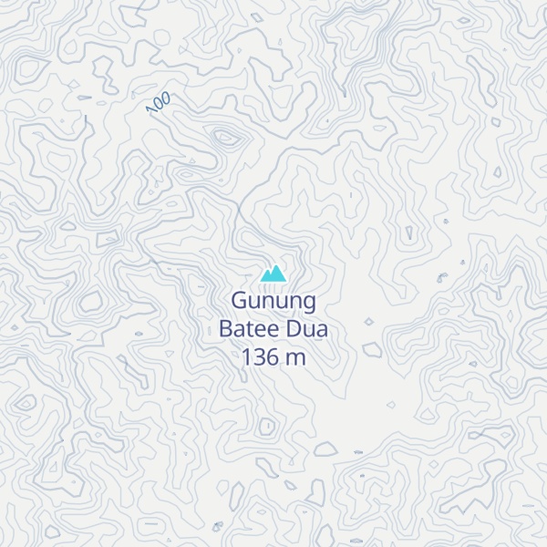 Map of Gunung Batee Dua