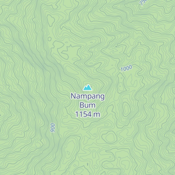 Map of Nampang Bum