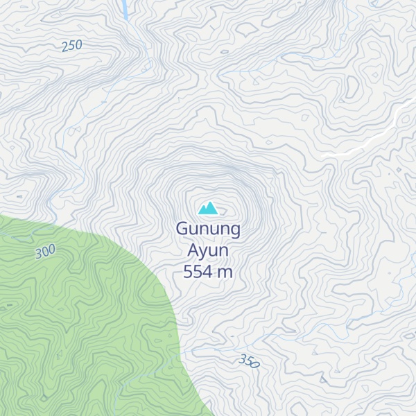 Map of Gunung Ayun