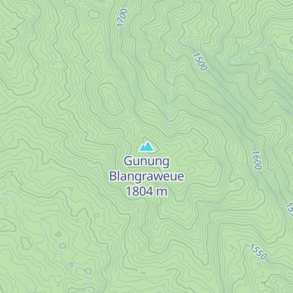 Map of Gunung Blangraweue