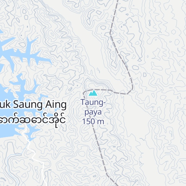Map of Taung-paya