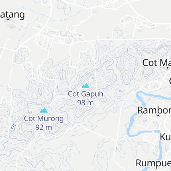 Map of Cot Gapuh