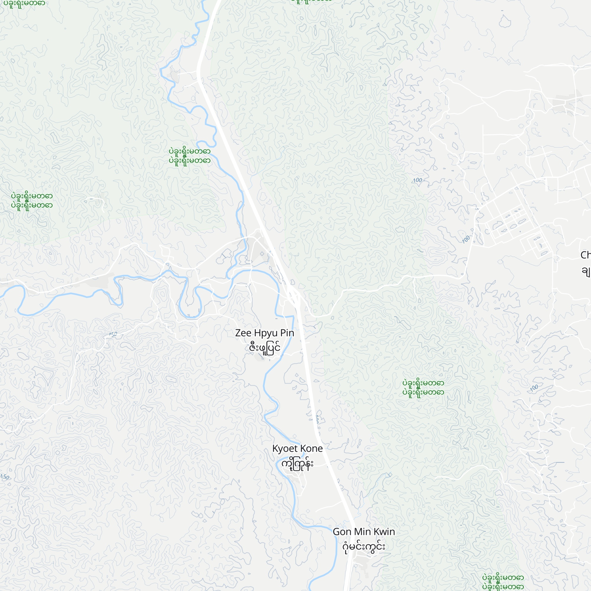Pho Phyar Taw map