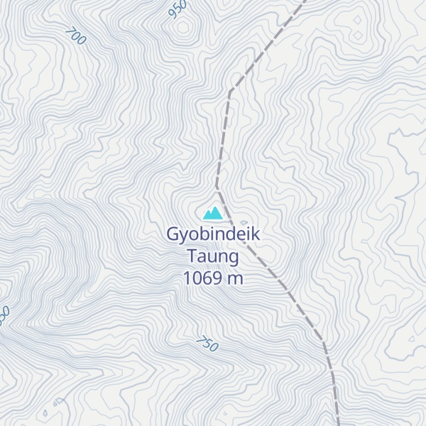 Map of Gyobindeik Taung