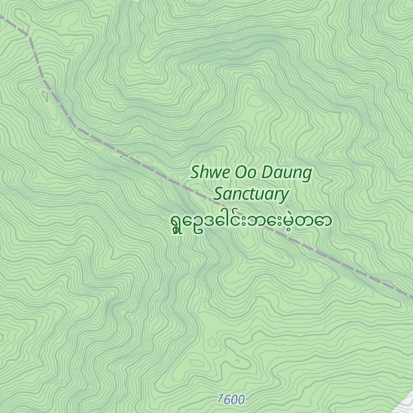Map of Shweudaung