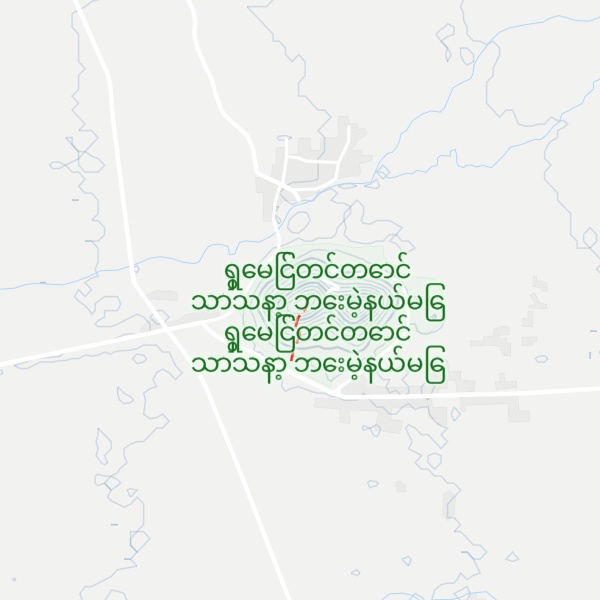 Map of Shwe Myin Tin Taung