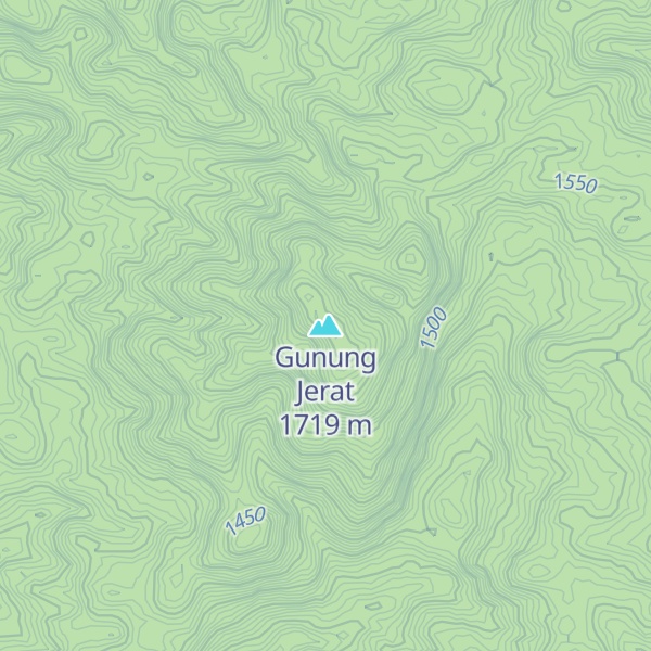 Map of Gunung Jerat