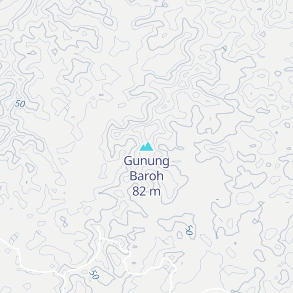 Map of Gunung Baroh