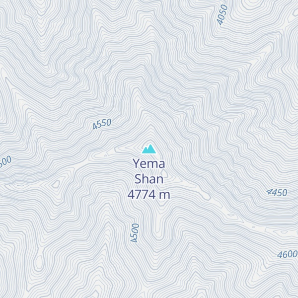 Map of Yema Shan