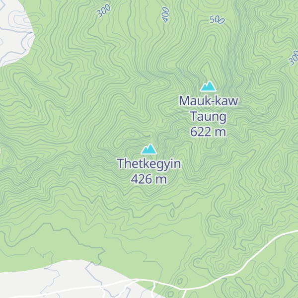 Map of Thetkegyin