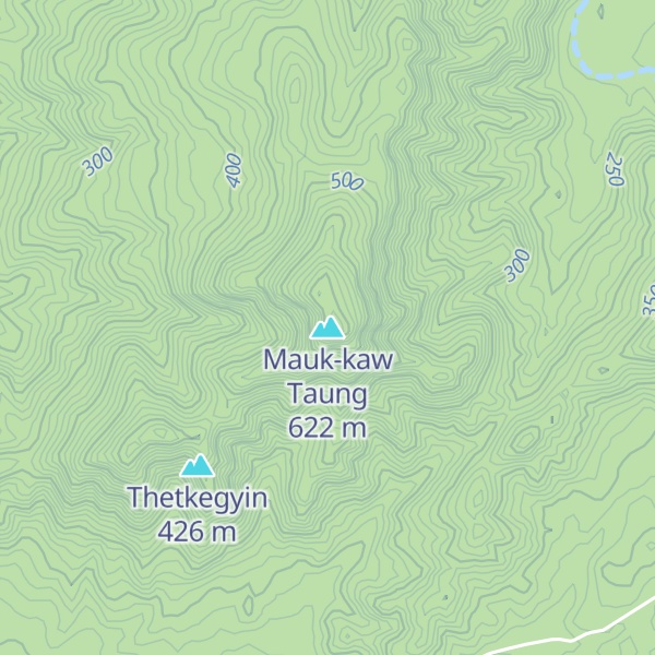 Map of Mauk-kaw Taung