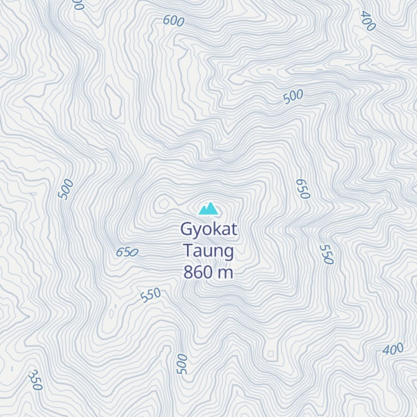 Map of Gyokat Taung
