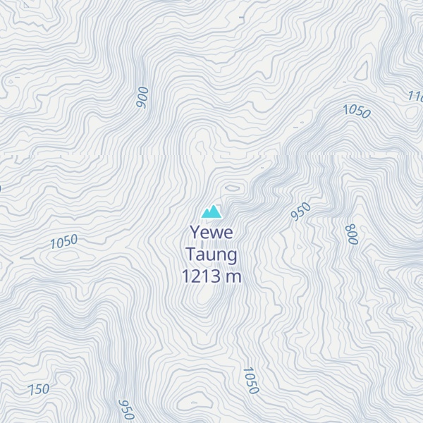 Map of Yewe Taung