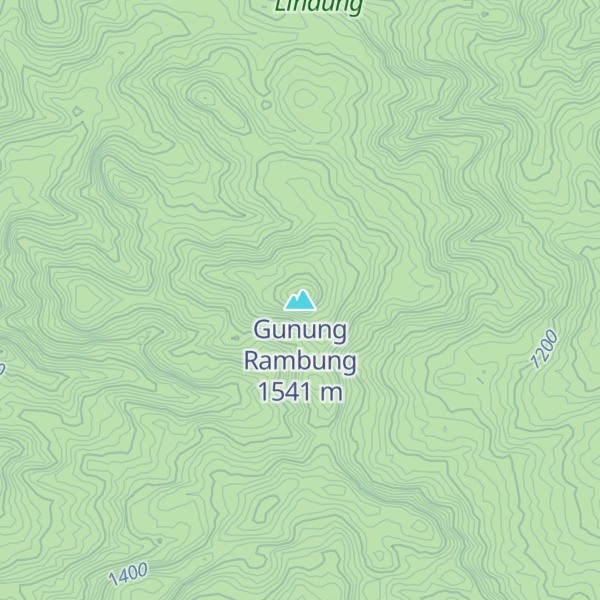 Map of Gunung Rambung