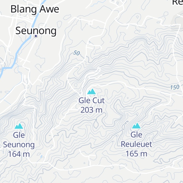 Map of Gle Cut