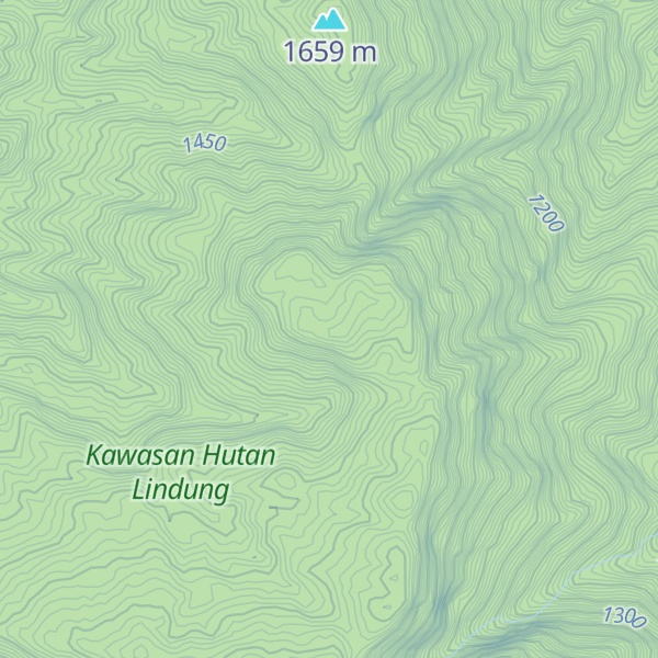 Map of Gunung Mujrat Chik