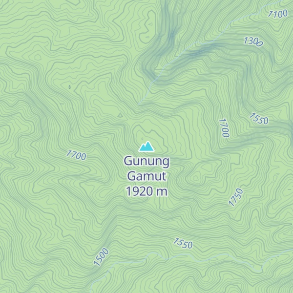 Map of Gunung Gamut