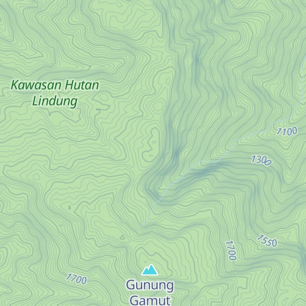 Map of Gunung Kareueng Rhieng