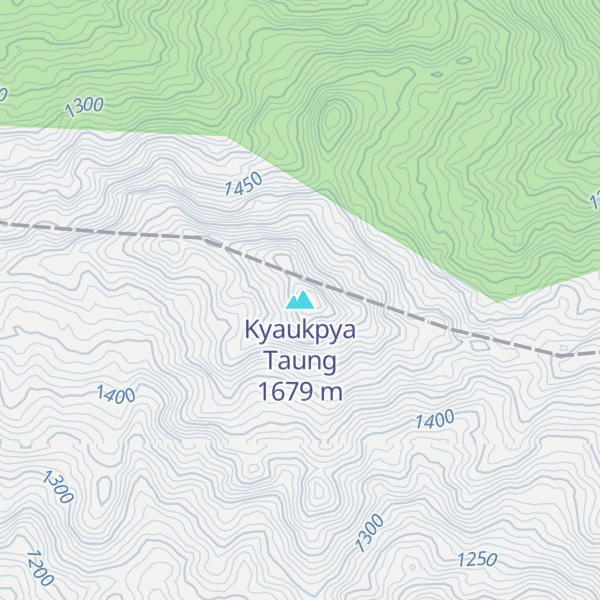 Map of Kyaukpya Taung