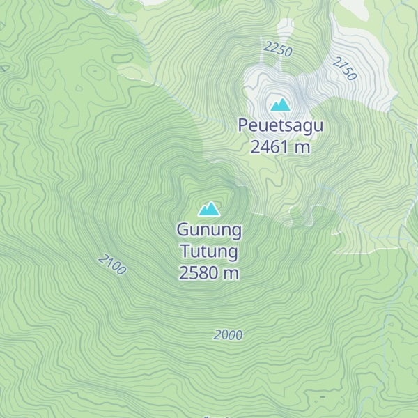 Map of Gunung Tutung