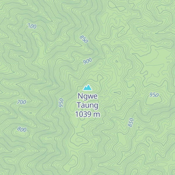 Map of Ngwe Taung
