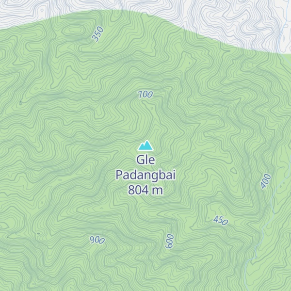 Map of Gle Padangbai