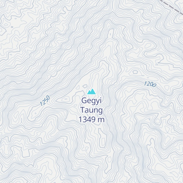 Map of Gegyi Taung