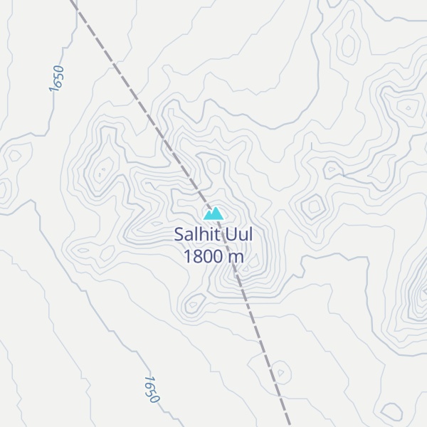 Map of Salhit Uul