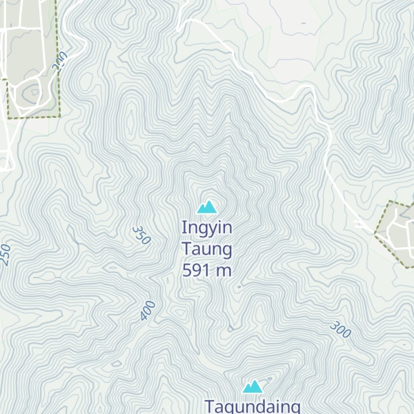 Map of Ingyin Taung