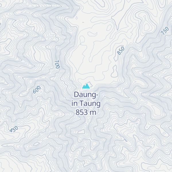 Map of Daung-in Taung