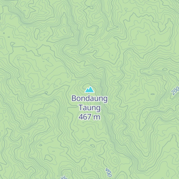 Map of Bondaung Taung