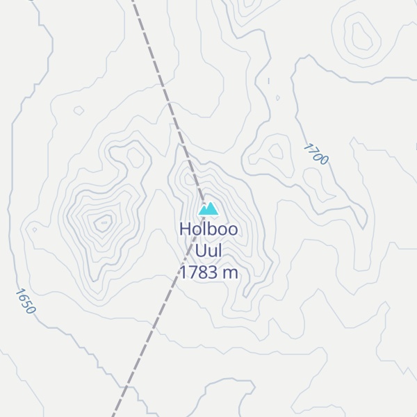 Map of Holboo Uul