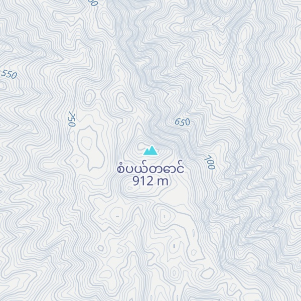 Map of စံပယ်တောင်