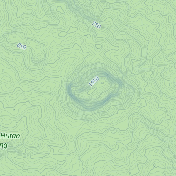 Map of Gunung Tampeue