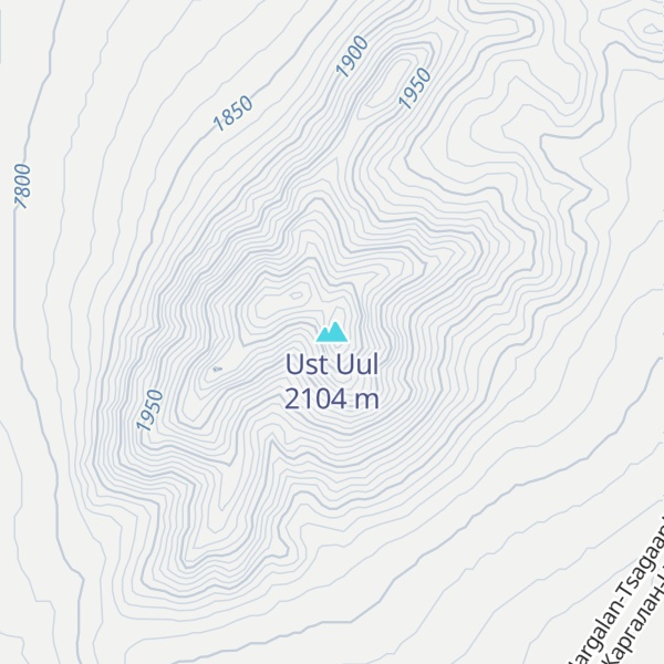 Map of Ust Uul