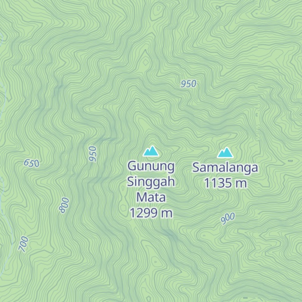 Map of Gunung Singgah Mata