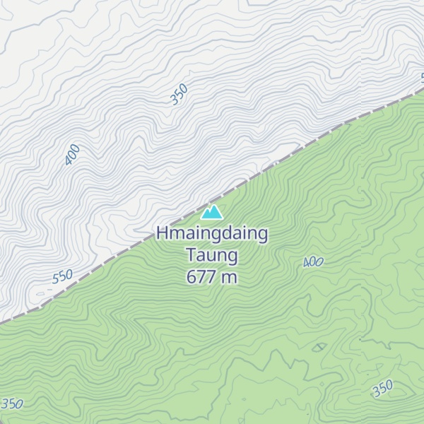Map of Hmaingdaing Taung