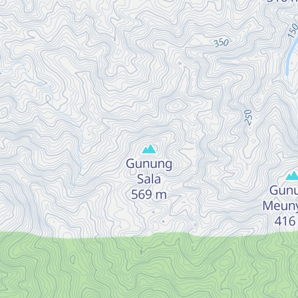 Map of Gunung Sala