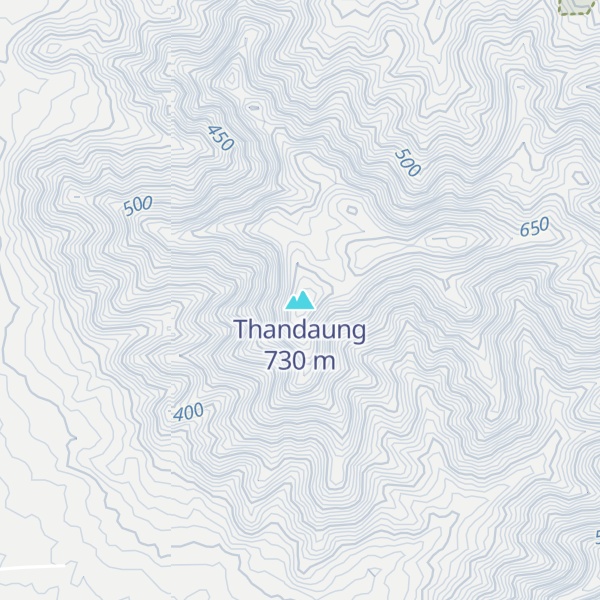 Map of Thandaung