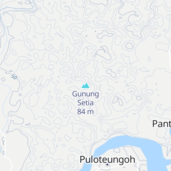 Map of Gunung Setia