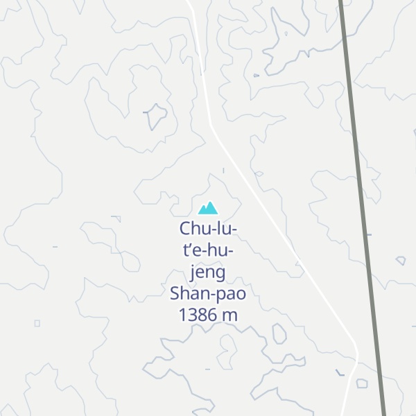 Map of Chu-lu-t’e-hu-jeng Shan-pao