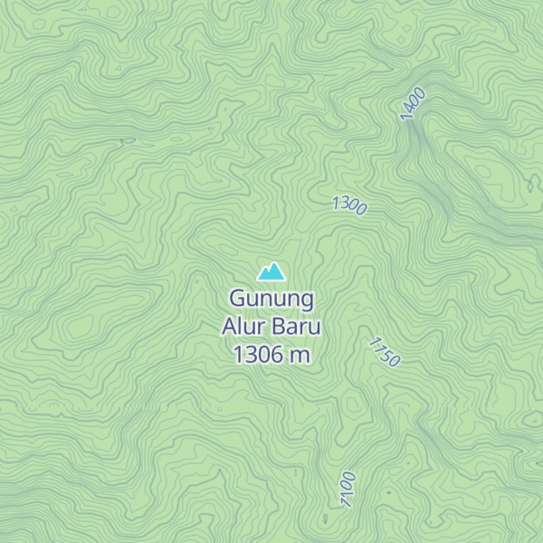 Map of Gunung Alur Baru